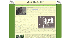 Desktop Screenshot of mickthemiller.com
