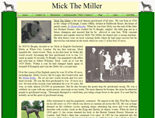 Tablet Screenshot of mickthemiller.com